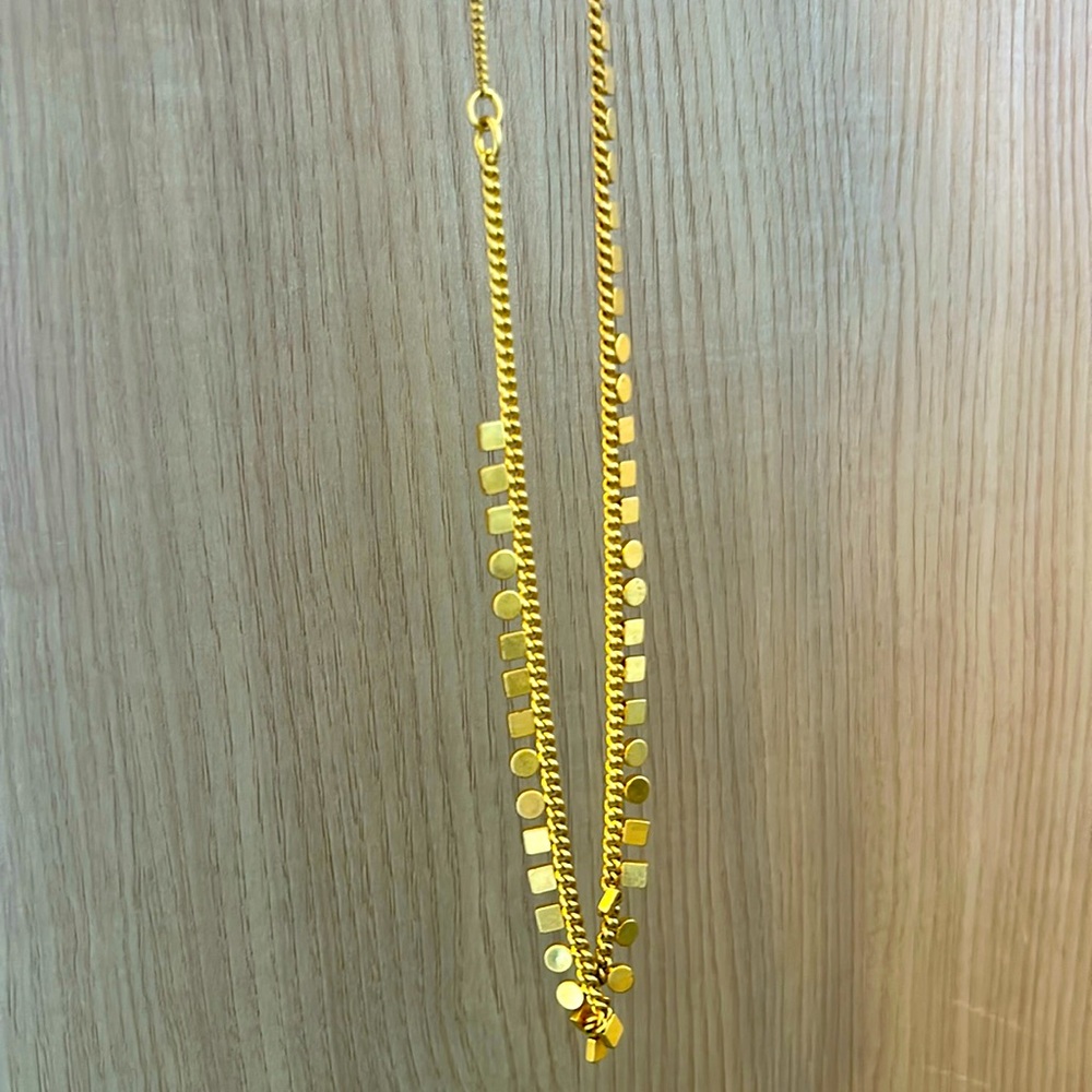 Madewell geometric necklace